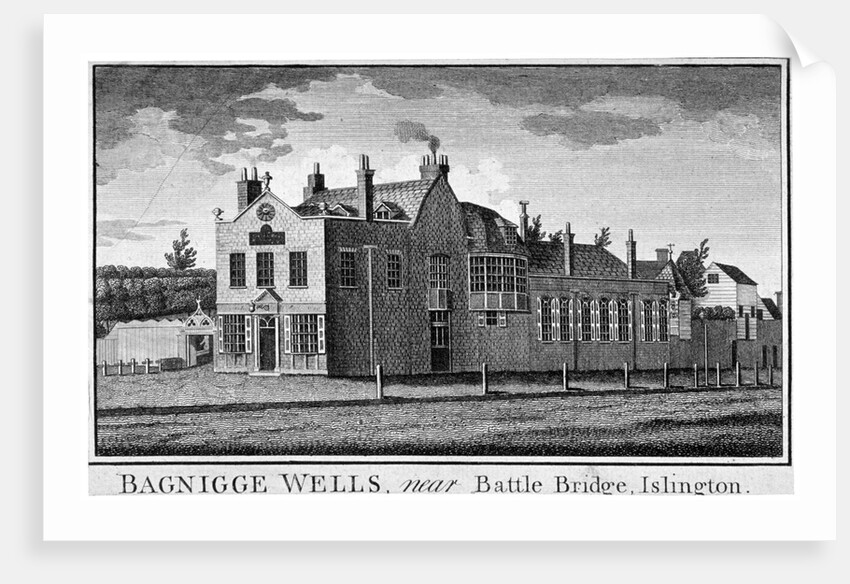 Bagnigge Wells near Battle Bridge, London by Anonymous