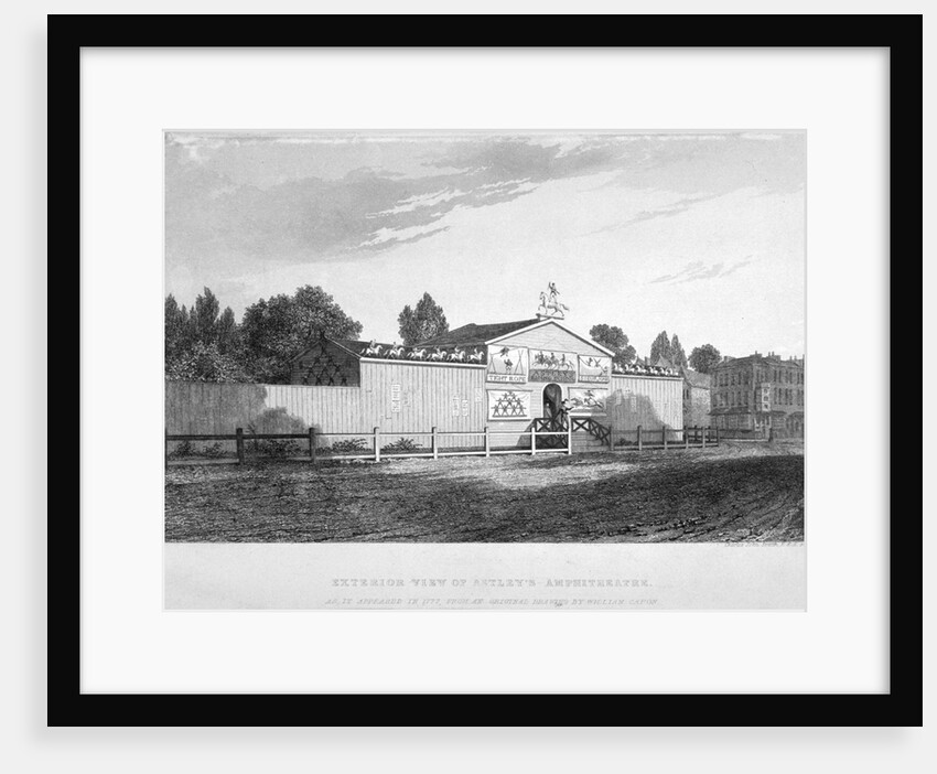 Astley's Amphitheatre, Westminster Bridge Road, Lambeth, London by Charles John Smith