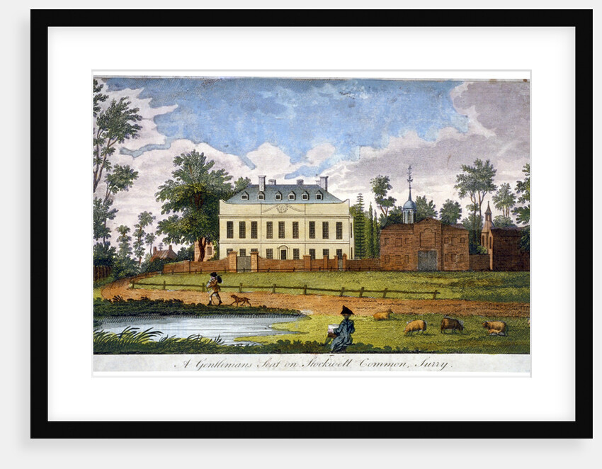 A gentleman's seat on Stockwell Common, Lambeth, London by Anonymous