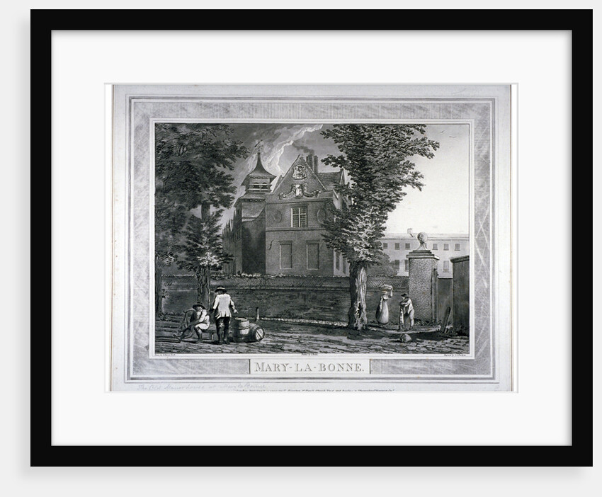 The Manor House in Marylebone, London by George Isham Parkyns