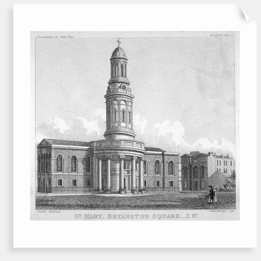 St Mary's Church, Bryanston Square, Marylebone, London by Anonymous