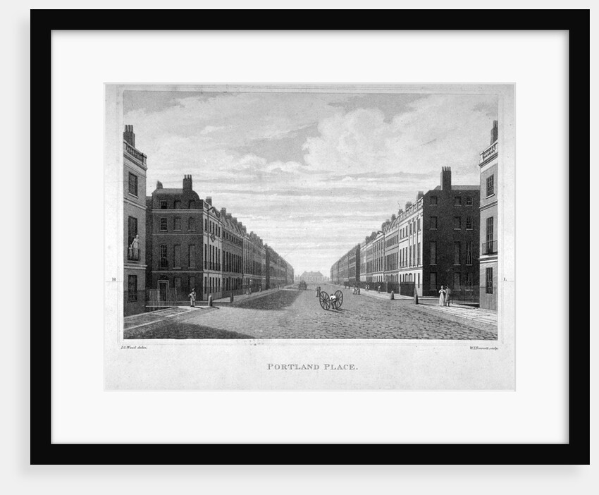 Portland Place, Marylebone, London by William James Bennett
