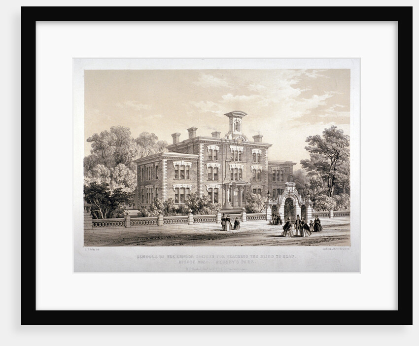 London Society Schools for teaching blind people, Avenue Road, Marylebone, London by Day & Son