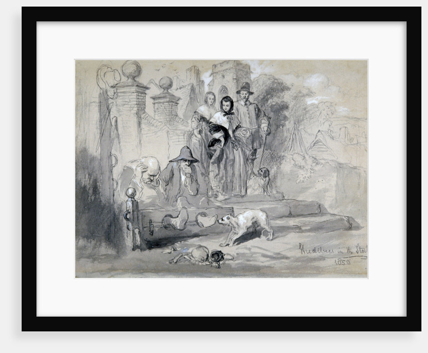 Hudibras in the Stocks by Sir John Gilbert