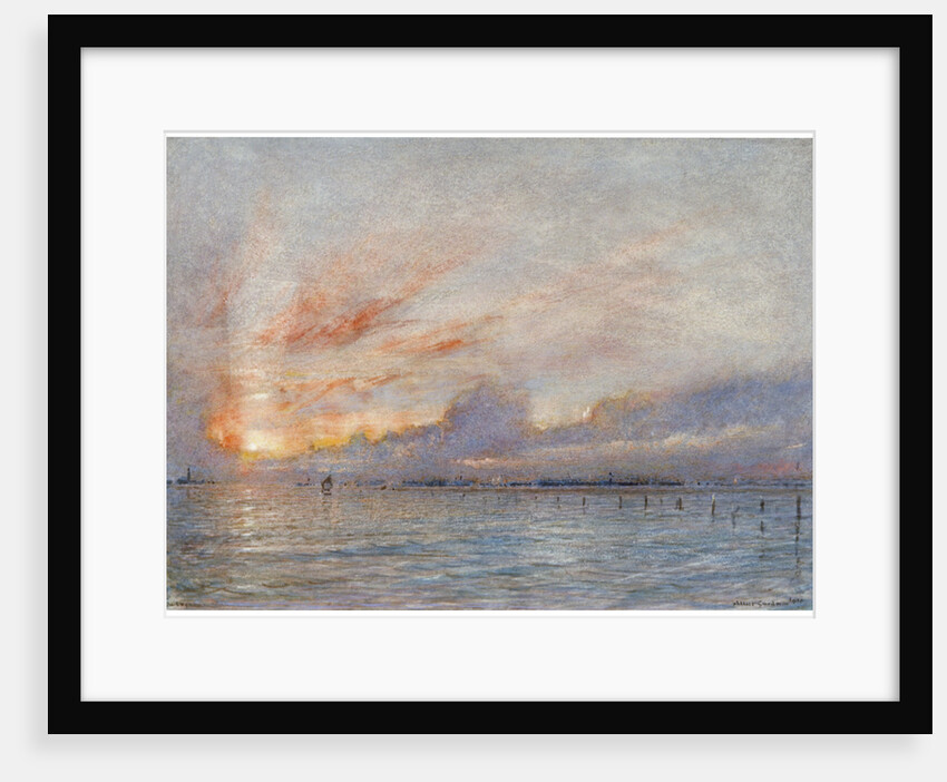 The Lagoons, Venice by Albert Goodwin