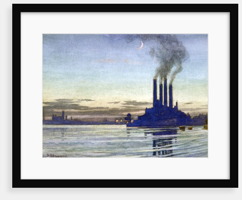 Lots Road Power Station - Evening by Samuel Harry Hancock