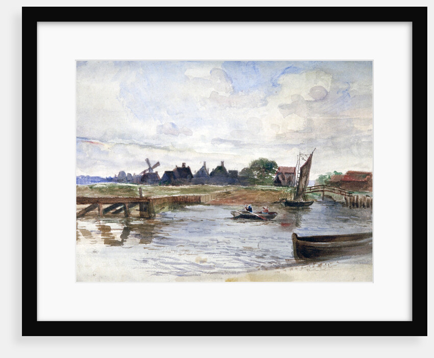 River Scene by Anna Lea Merritt