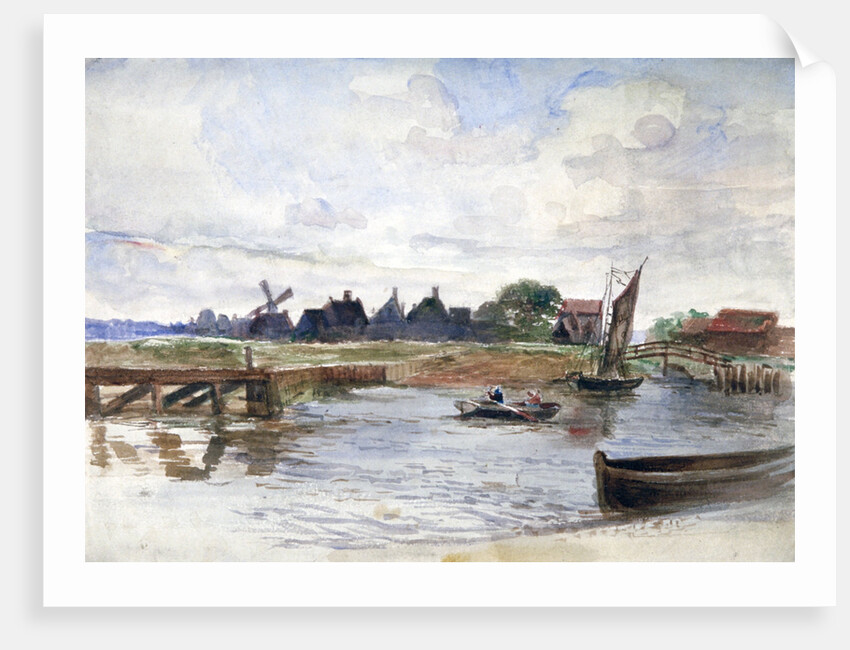 River Scene by Anna Lea Merritt