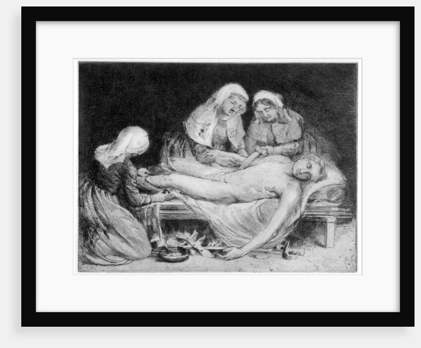 Three Nurses tending a Wounded Soldier by Anna Lea Merritt