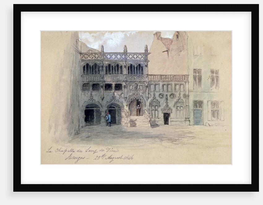 La Chapelle du Sang de Dieu, Bruges by Sir John Gilbert