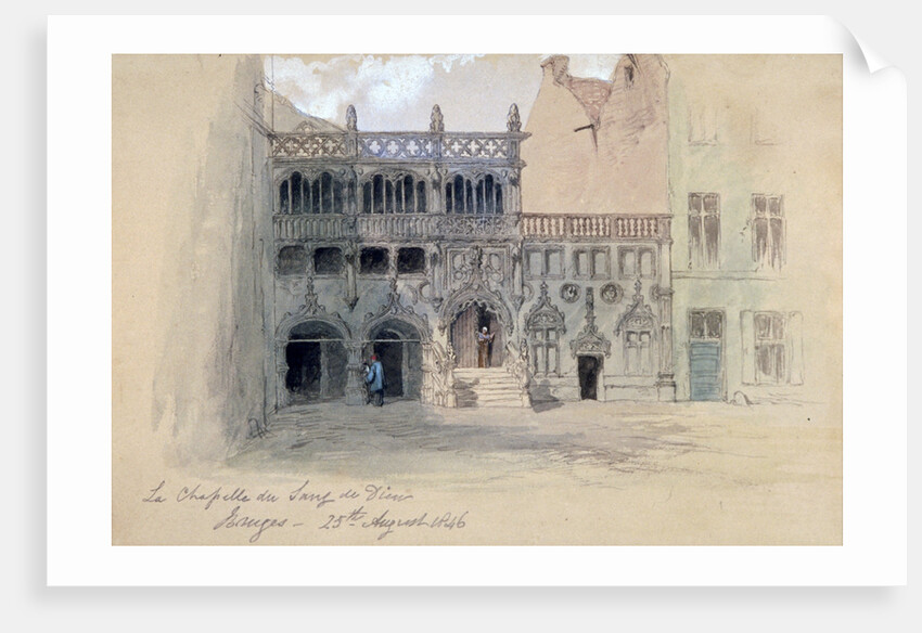 La Chapelle du Sang de Dieu, Bruges by Sir John Gilbert