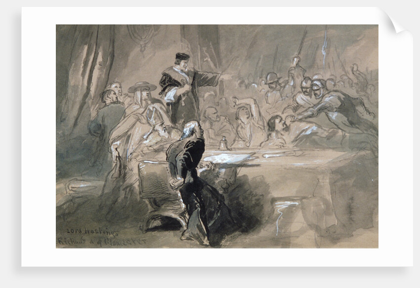 Arrest of Lord Hastings by Sir John Gilbert