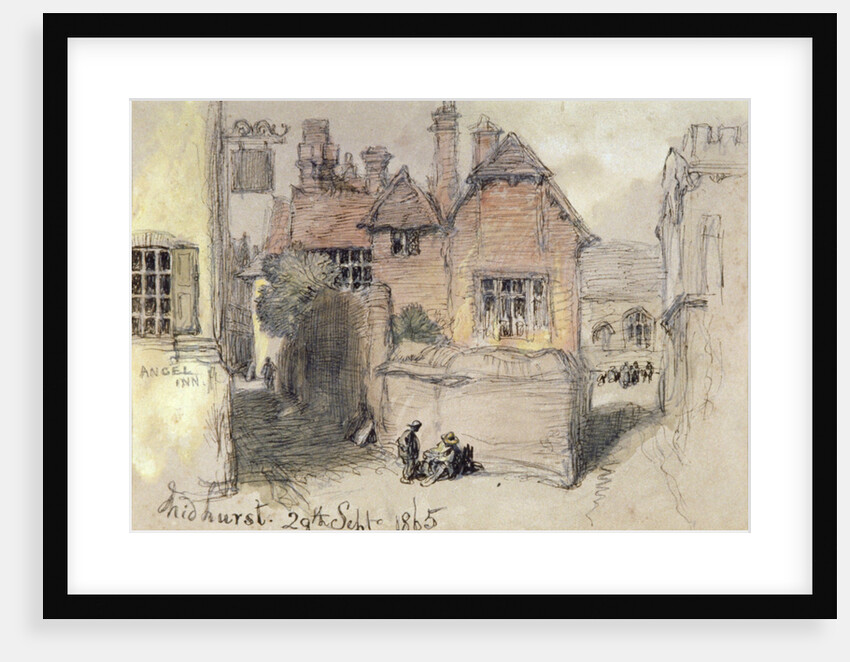 The Angel Inn, Midhurst by Sir John Gilbert