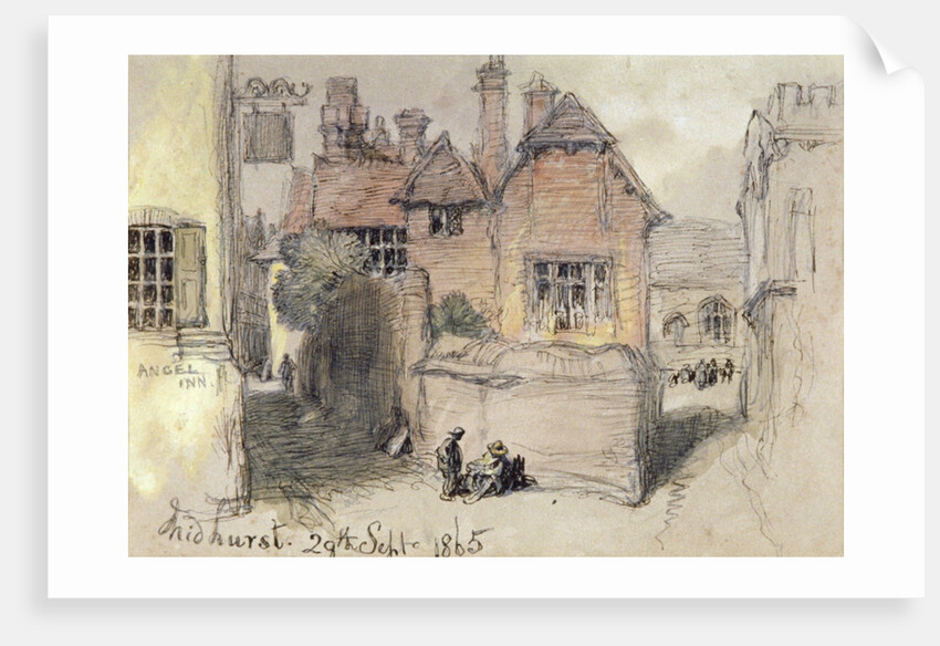 The Angel Inn, Midhurst by Sir John Gilbert