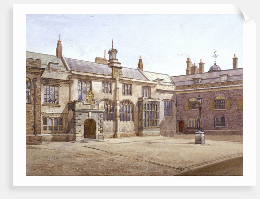 View of Sutton's Pensioners Hall, Charterhouse, London by John Crowther