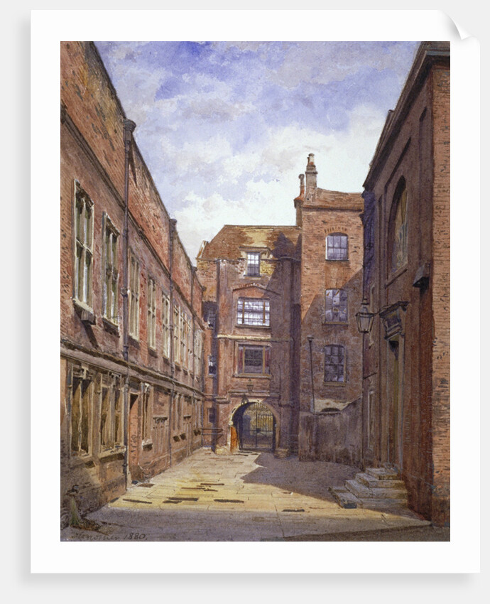 Hall and library, Sion College, London Wall, City of London by John Crowther