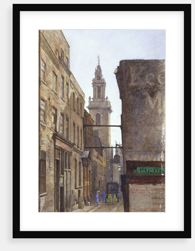 Garlick Hill, City of London by John Crowther