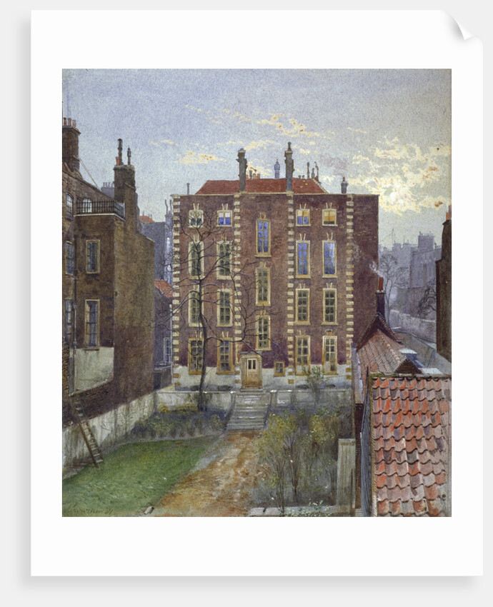 House on Austin Friars Street, City of London by John Crowther