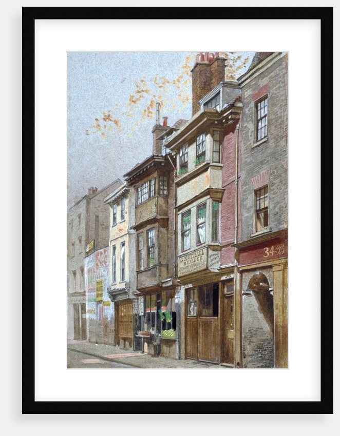 View of nos 36 and 38 Gray's Inn Road, London by John Crowther