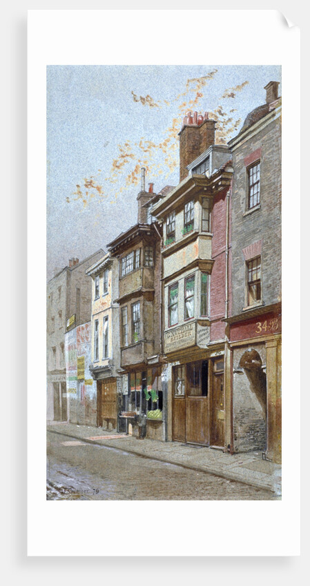 View of nos 36 and 38 Gray's Inn Road, London by John Crowther