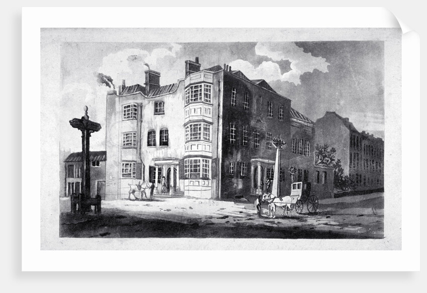 South-east view of Horns Tavern, Kennington, Lambeth, London by Anonymous