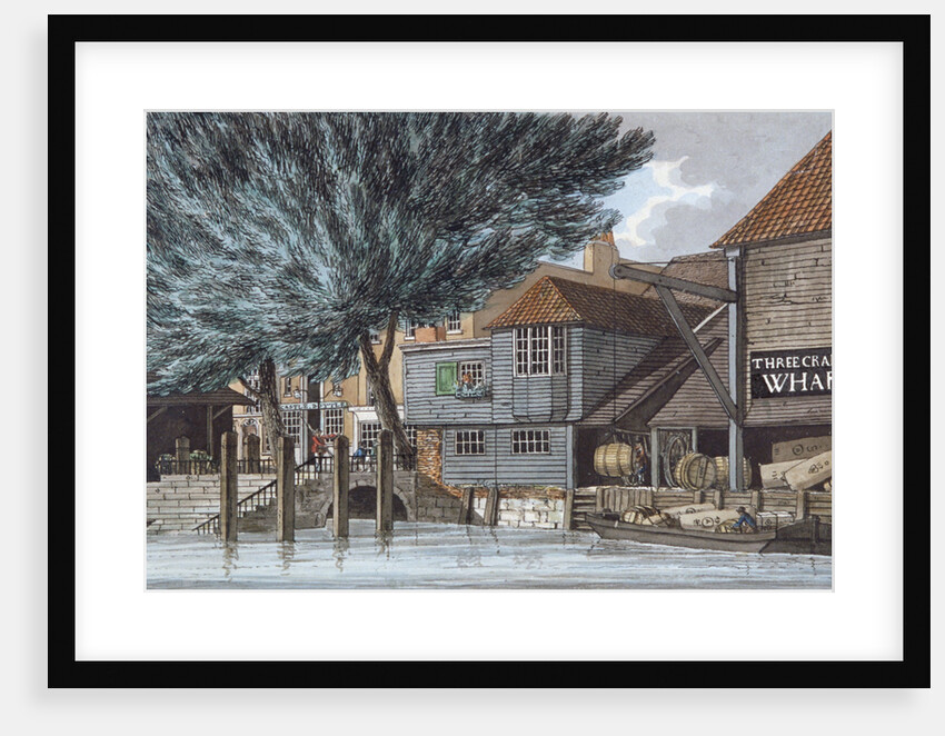 Three Cranes Wharf by Charles Tomkins