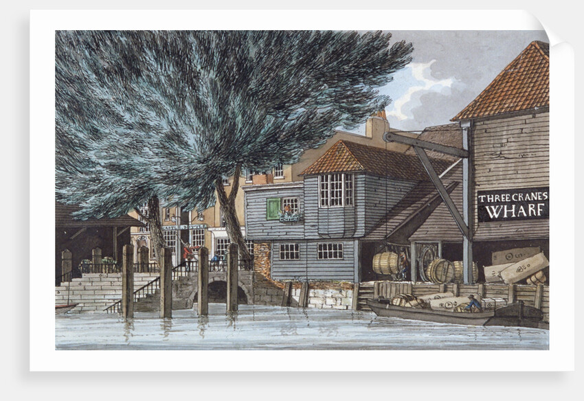 Three Cranes Wharf by Charles Tomkins
