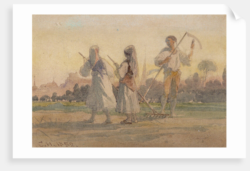 Franconian Peasants near Wurzburg by Carl Haag