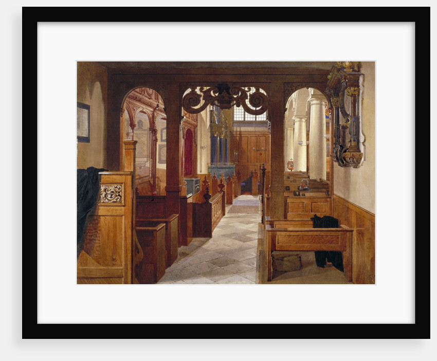 Interior of Charterhouse Chapel, London by John Crowther