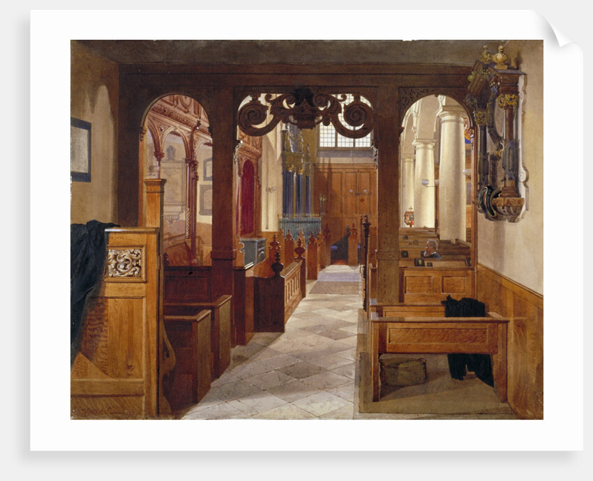 Interior of Charterhouse Chapel, London by John Crowther