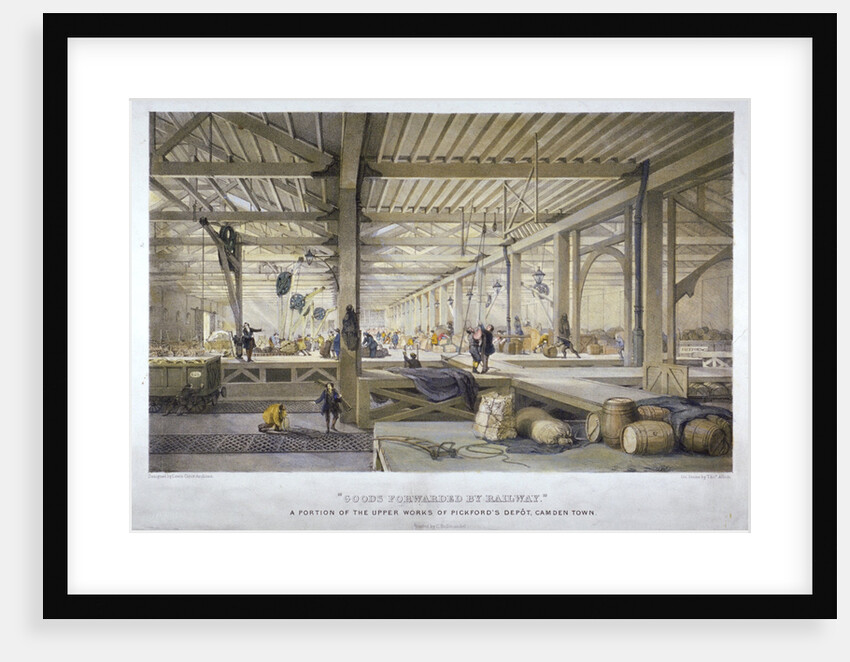 Goods forwarded by railway by Thomas Allom