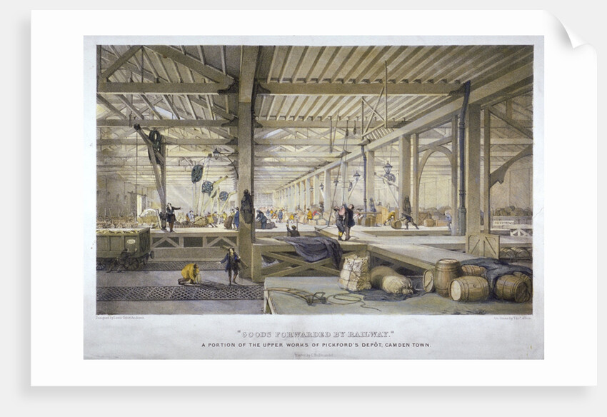 Goods forwarded by railway by Thomas Allom