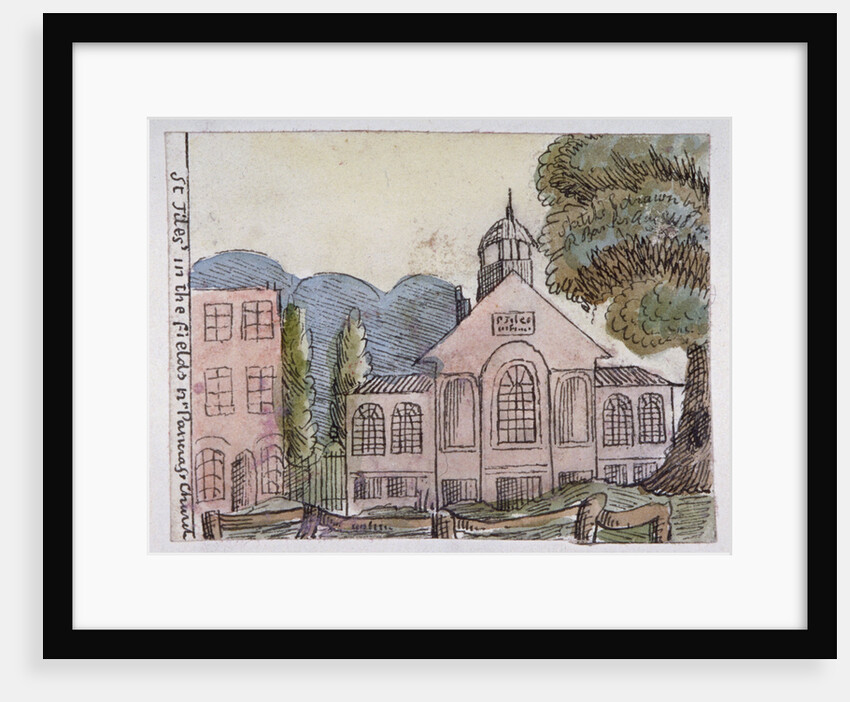 Church of St Giles in the Fields, St Pancras, London by Robert Banks