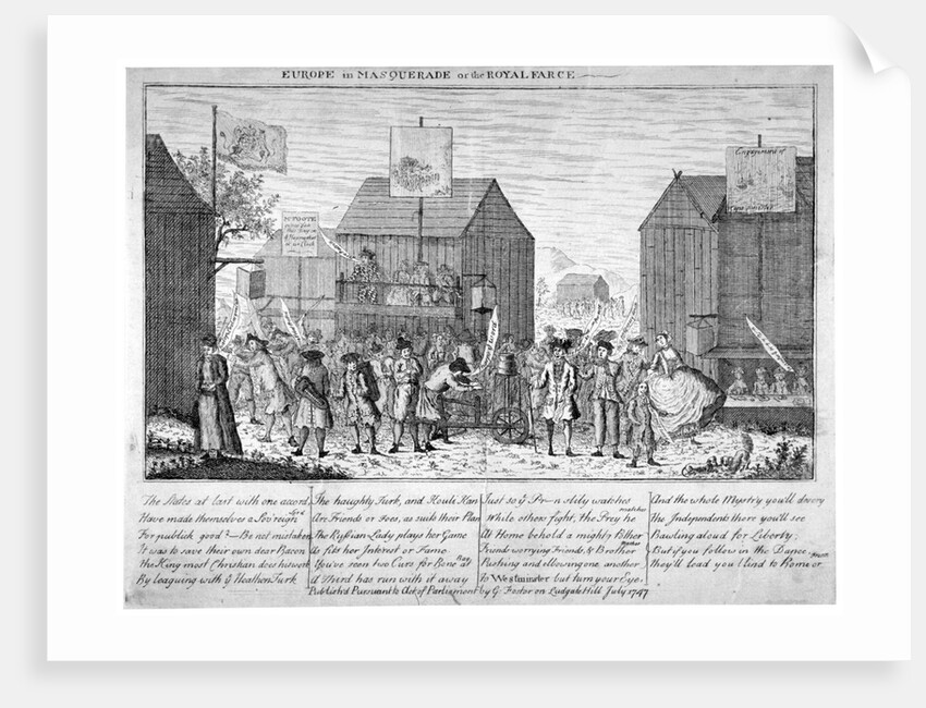 Europe in masquerade, or the Royal farce by G Foster