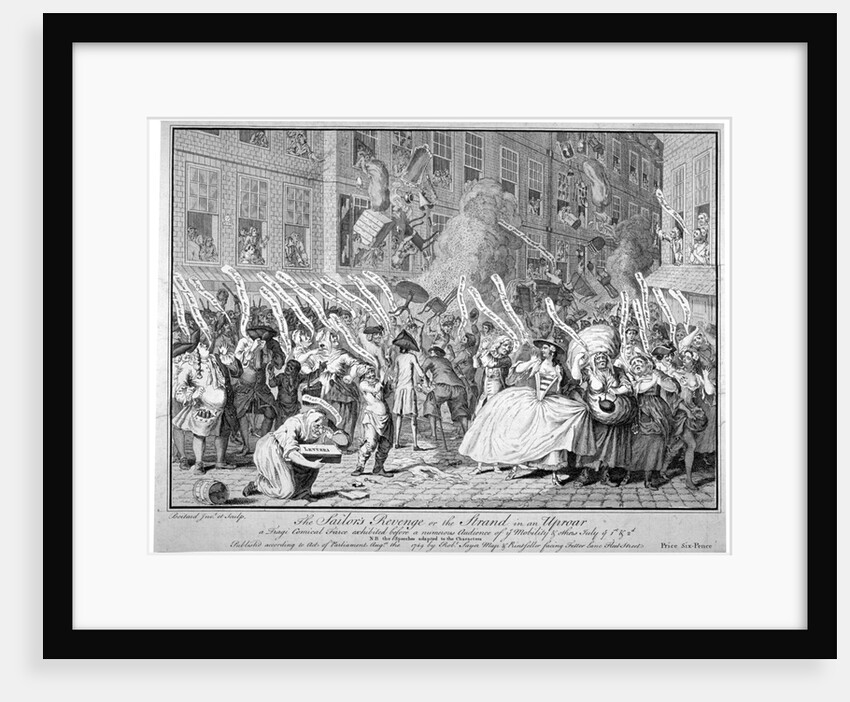 The sailor's revenge, or the Strand in an uproar... by LP Boitard