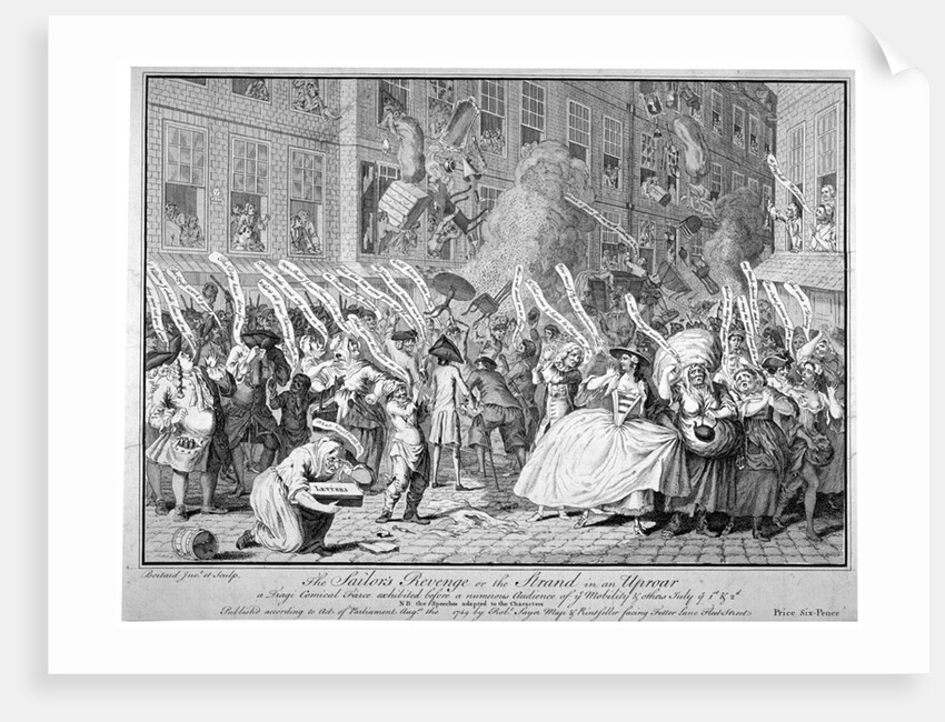 The sailor's revenge, or the Strand in an uproar... by LP Boitard