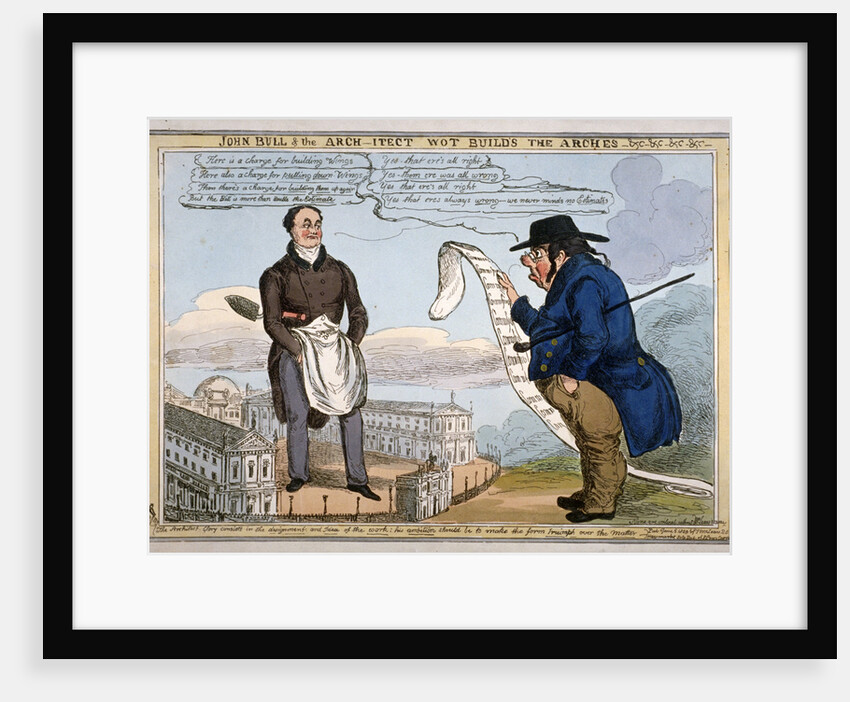 John Bull & the arch-itect wot builds the arches by Thomas McLean