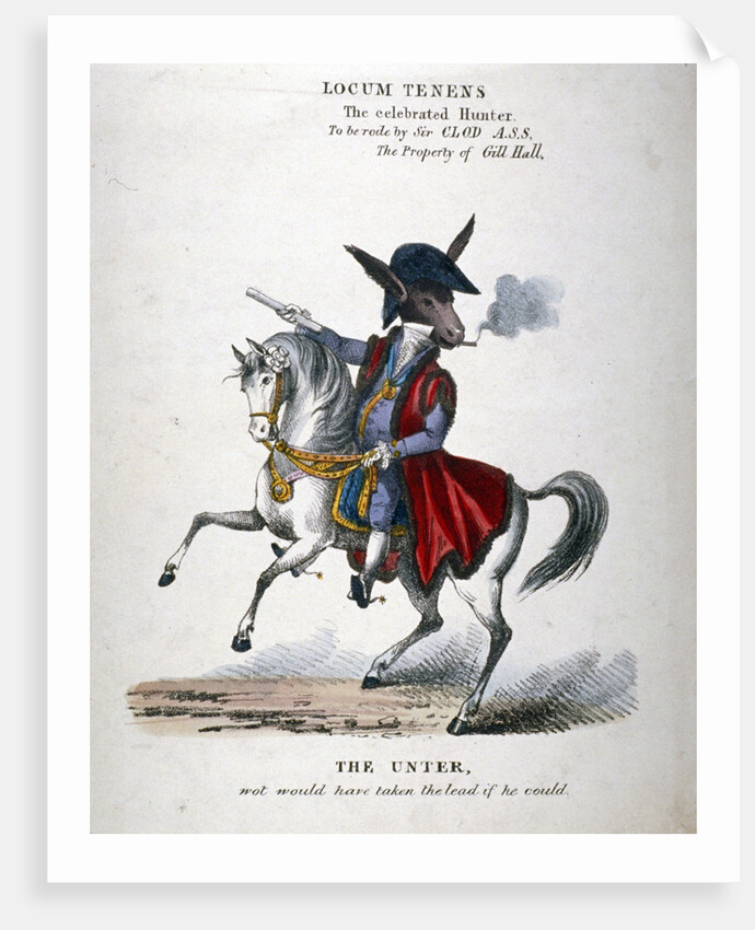 Locum Tenens, the celebrated Hunter by Anonymous