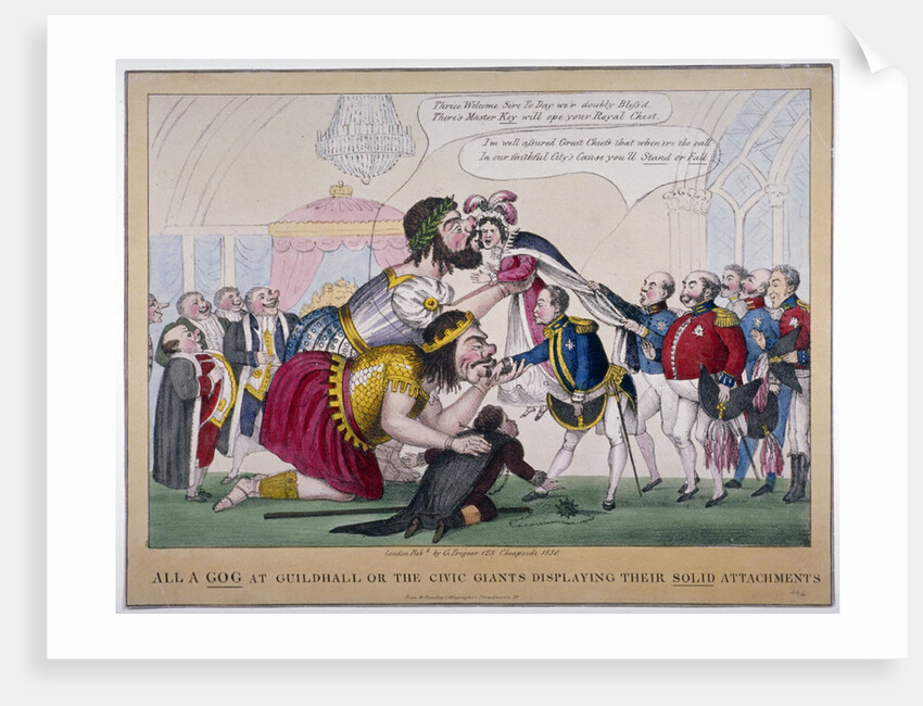 All a-Gog at Guildhall or the civic giants displaying their solid attachments by Anonymous