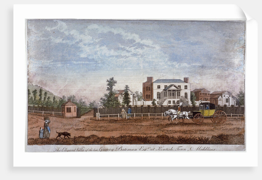 Gregory Bateman's Villa, Green Street, Kentish Town, London by Anonymous