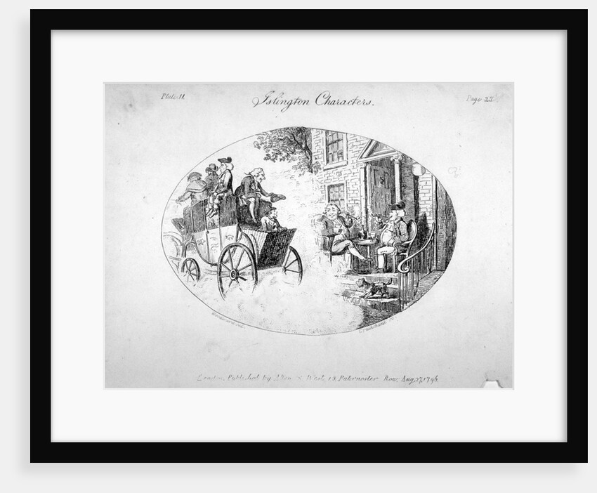 Islington characters by Isaac Cruikshank