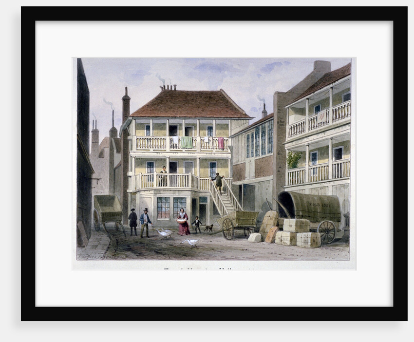 The French Horn Inn, Holborn, London by Thomas Hosmer Shepherd