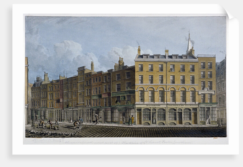Cheapside, City of London by Robert Blemmell Schnebbelie