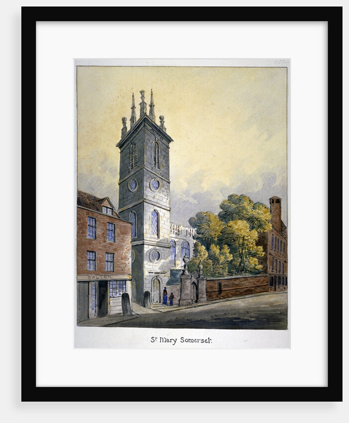Church of St Mary Somerset, City of London by William Pearson