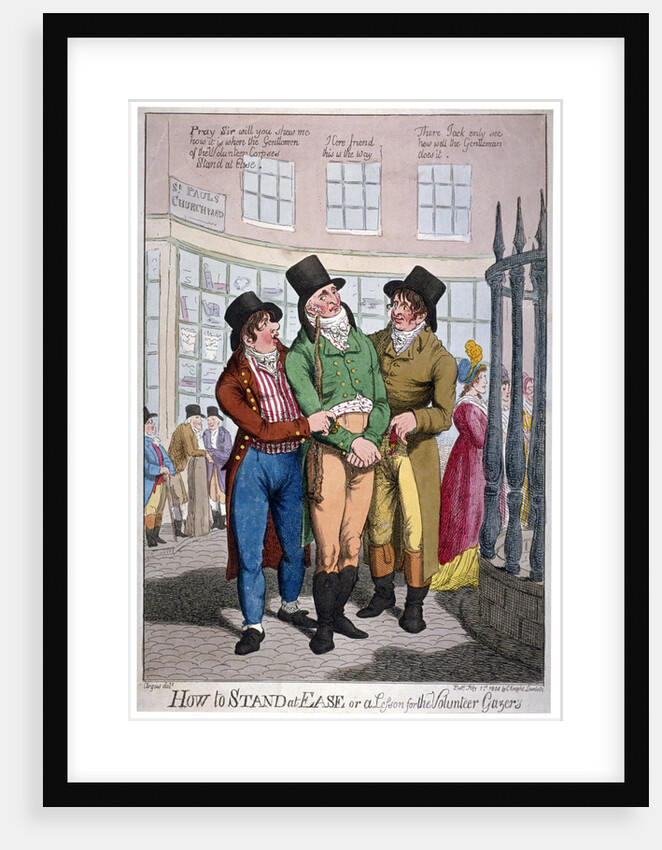 How to stand at ease, or a lesson for the Volunteer Gazers by Anonymous