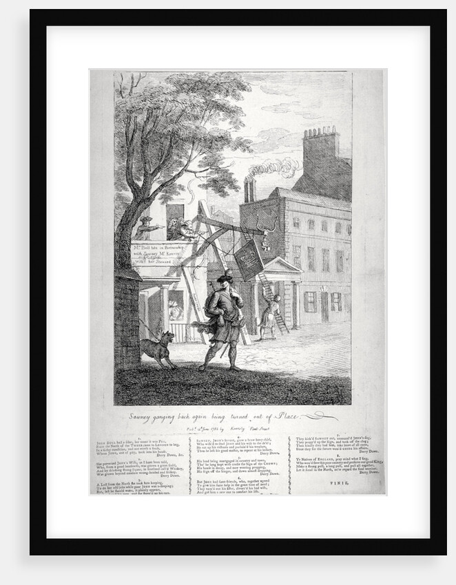 Sawney ganging back again, being turned out of place by Francesco Bartolozzi