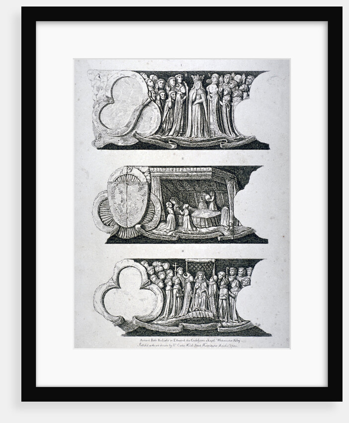 Three bas-reliefs in Edward the Confessor's Chapel, Westminster Abbey, London by Anonymous