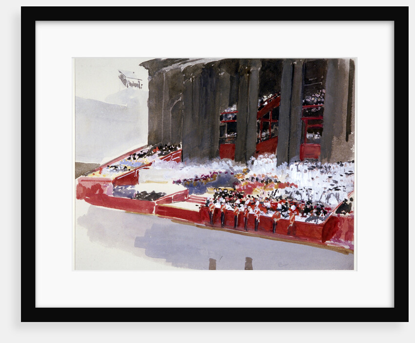 Study for 'Queen Victoria's Diamond Jubilee Service' by Andrew Garrick Gow