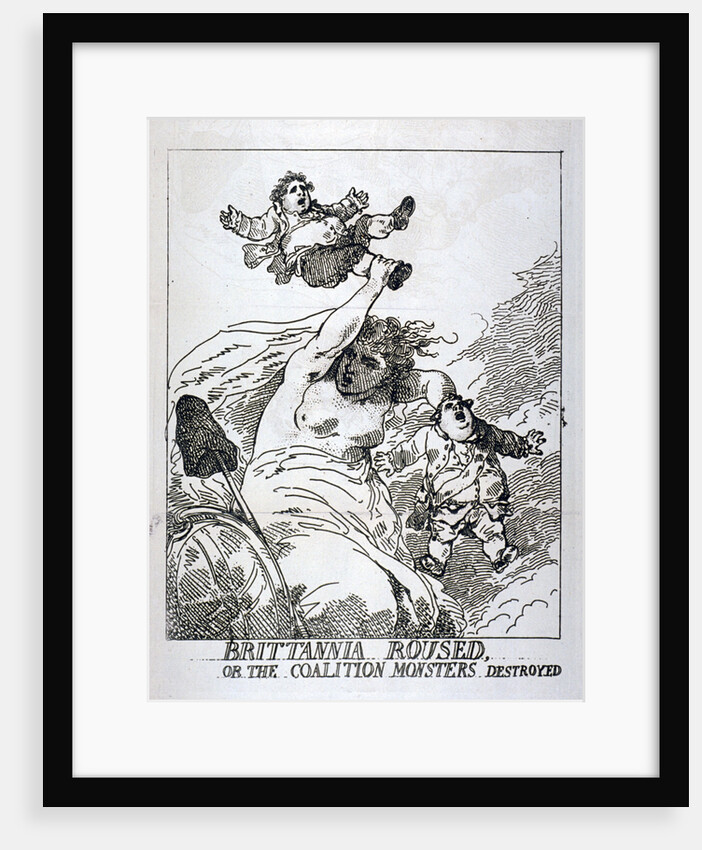 Brittannia roused or the Coalition Monsters Destroyed by Thomas Rowlandson