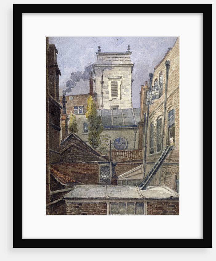 The tower of the Church of St George Botolph Lane, City of London by George Shepheard